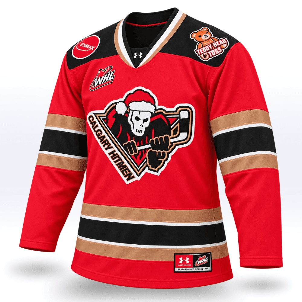 JERSEYS | CALGARY HITMEN SANTA JERSEY