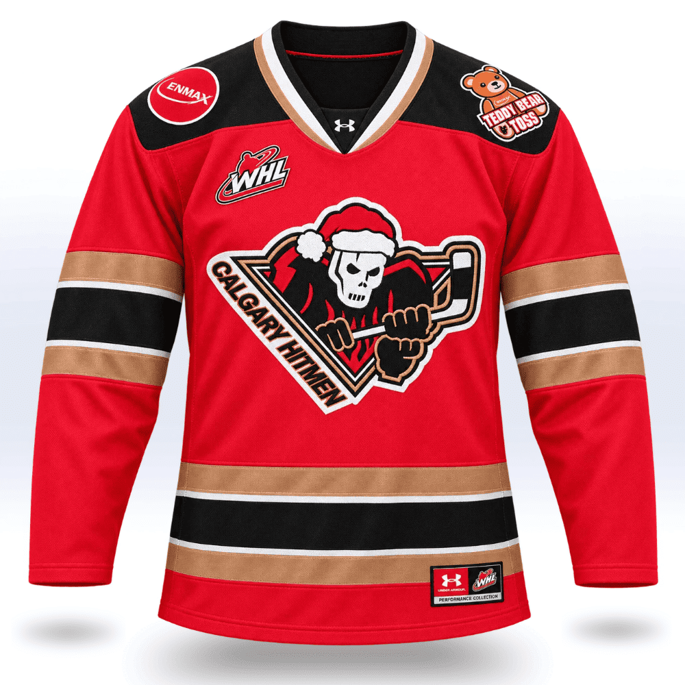 JERSEYS | CALGARY HITMEN SANTA JERSEY