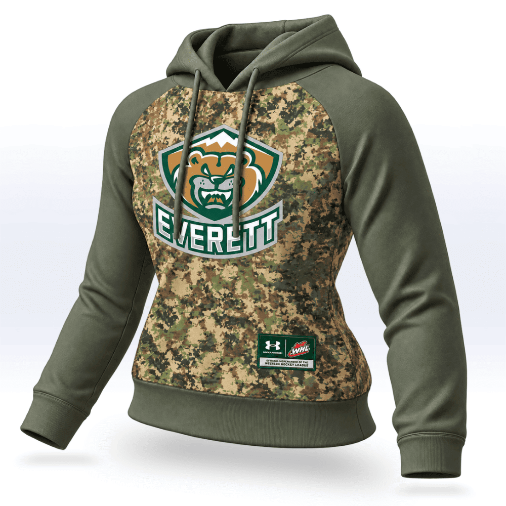 WOMENS | EVERETT SILVERTIPS CAMO HOODIE