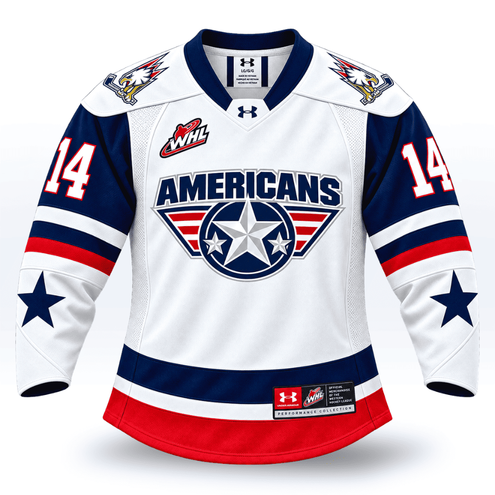 JERSEYS | TRI-CITY AMERICANS WHITE UA® JERSEY