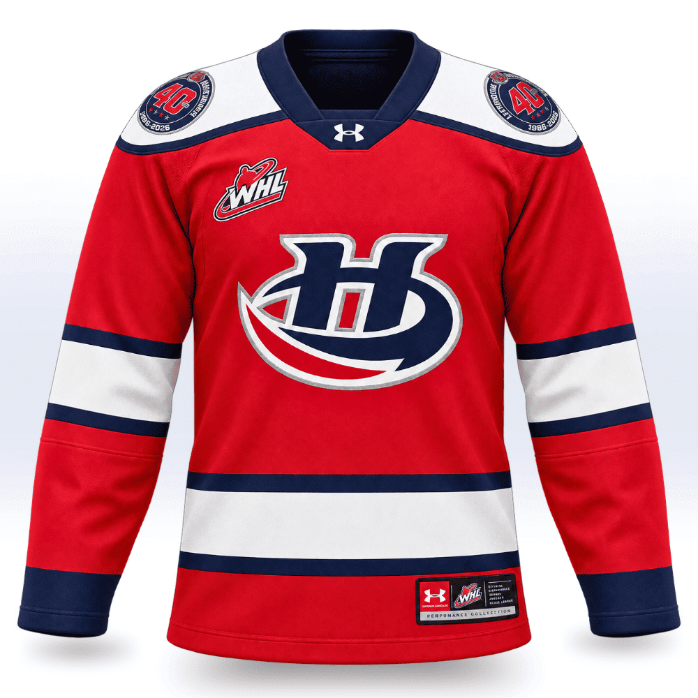 JERSEYS | LETHBRIDGE HURRICANES RED UA® JERSEY