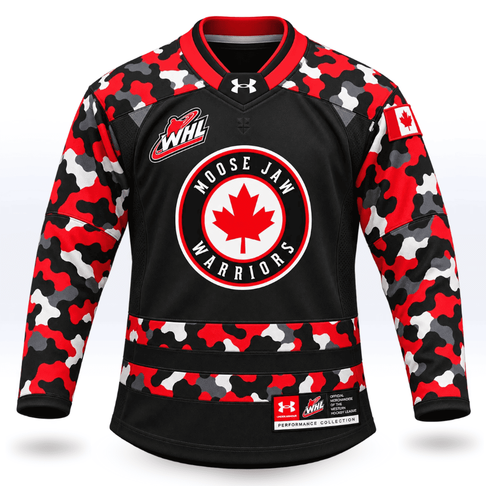 JERSEYS | MOOSE JAW WARRIORS MILITARY JERSEY
