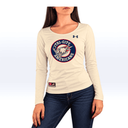 WOMENS | FITTED LS TRI-CITY AMERICANS TEE