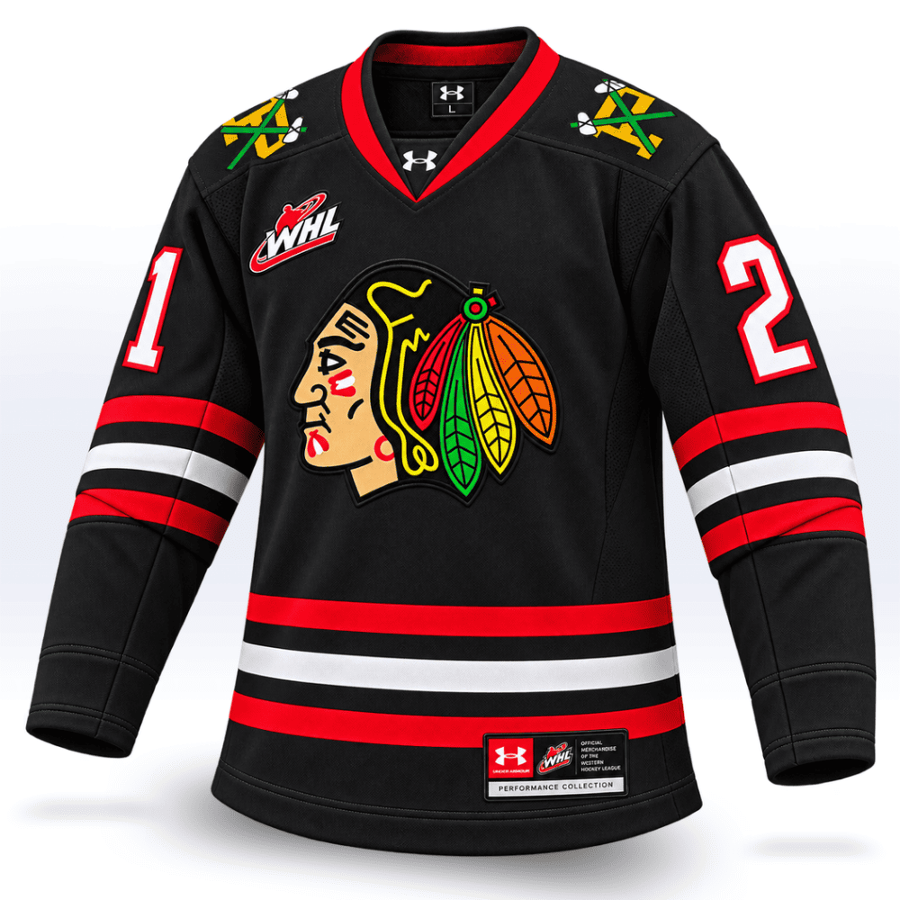 JERSEYS | PORTLAND WINTERHAWKS BLACK UA® JERSEY
