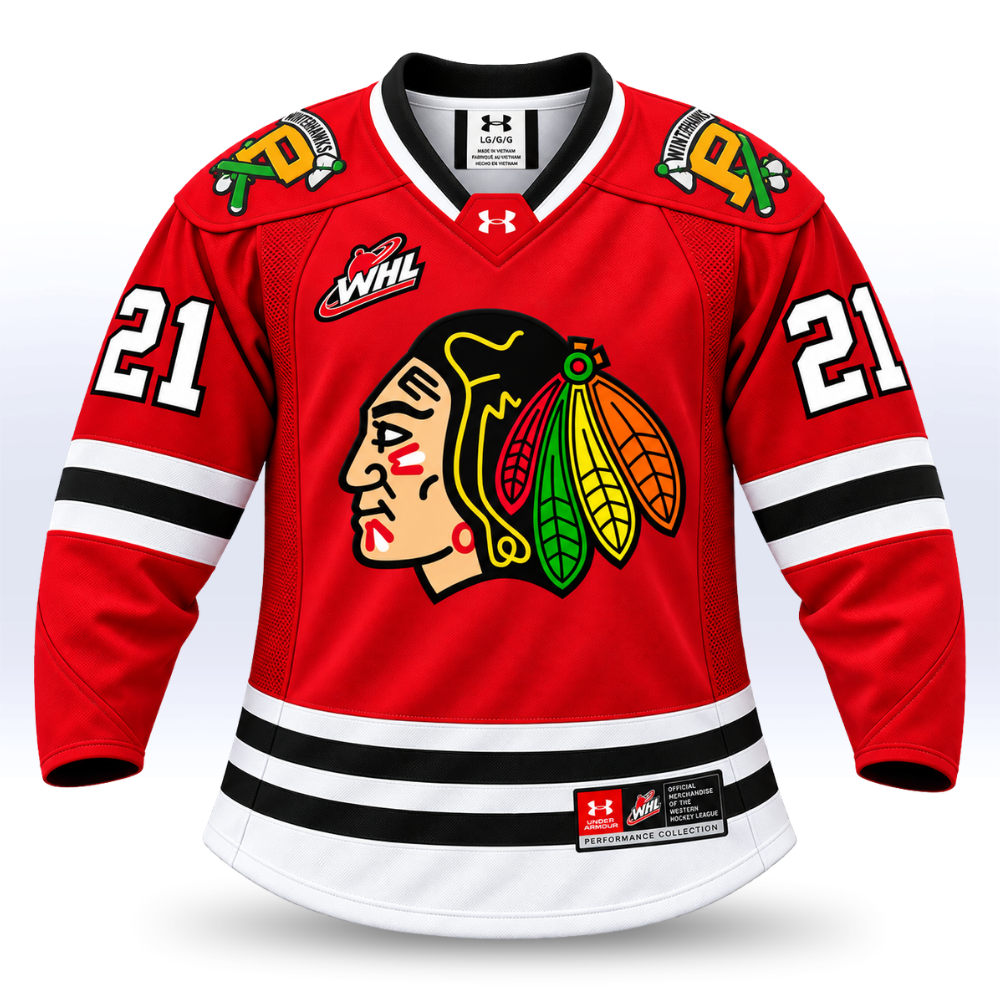JERSEYS | PORTLAND WINTERHAWKS RED UA® JERSEY