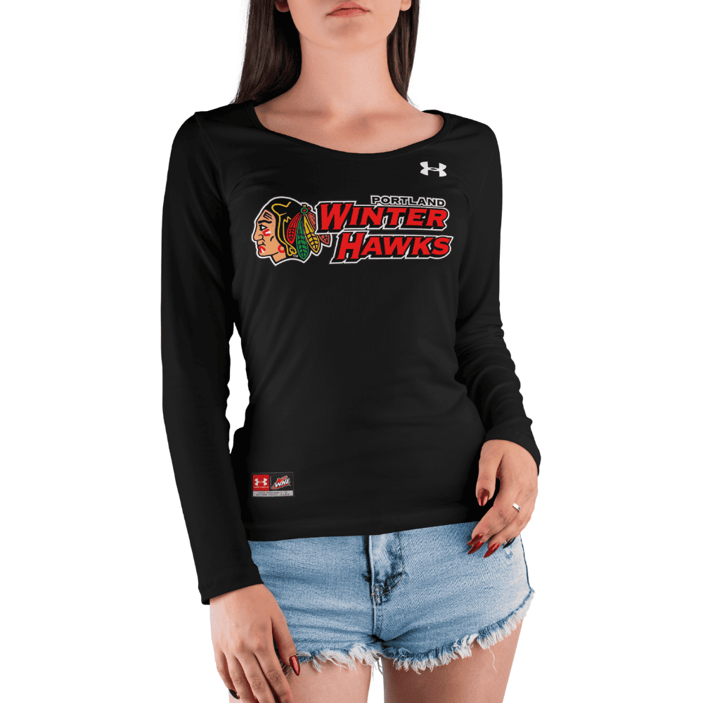 WOMENS | FITTED LS PORTLAND WINTERHAWKS TEE