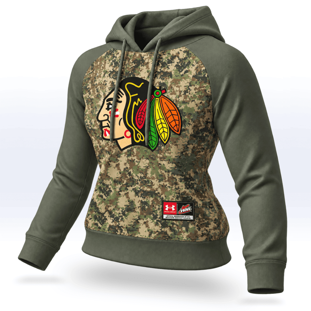 WOMENS | PORTLAND WINTERHAWKS CAMO HOODIE