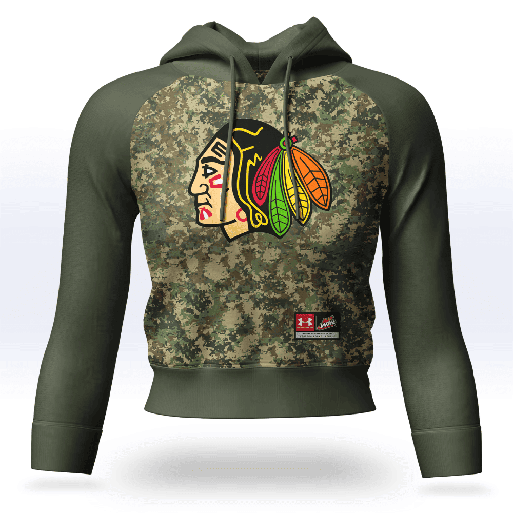WOMENS | PORTLAND WINTERHAWKS CAMO HOODIE