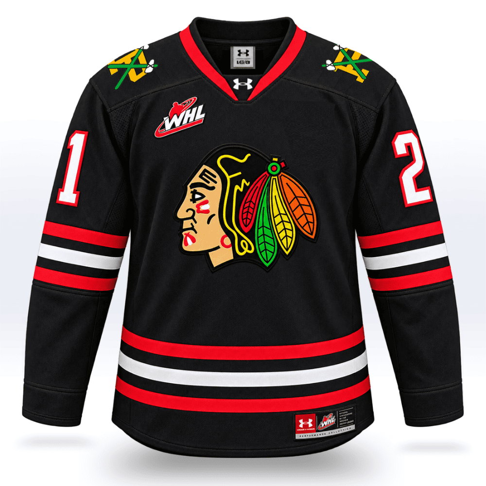 JERSEYS | PORTLAND WINTERHAWKS BLACK UA® JERSEY