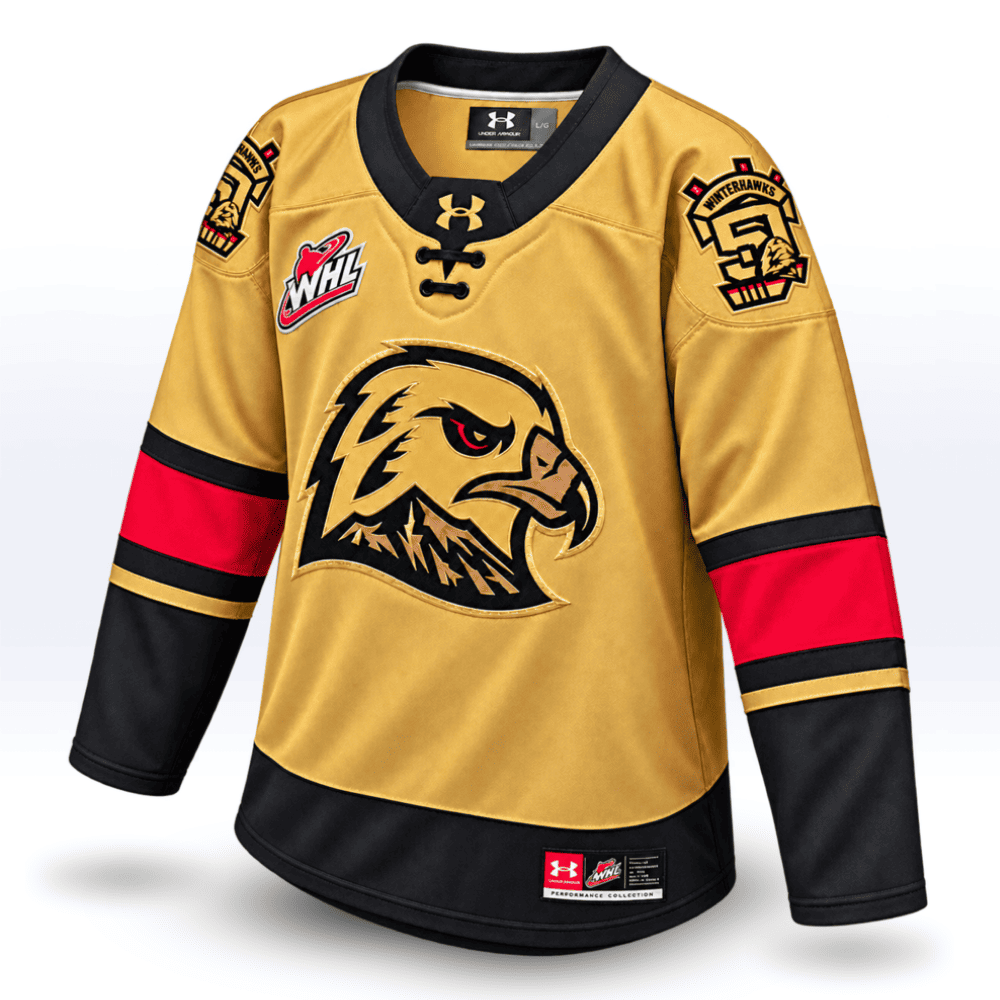 JERSEYS | PORTLAND WINTERHAWKS GOLD UA® JERSEY