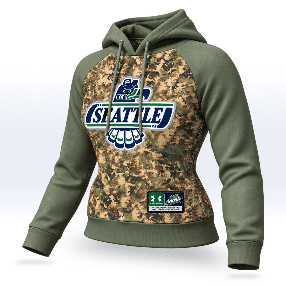 WOMENS | SEATTLE THUNDERBIRDS CAMO HOODIE
