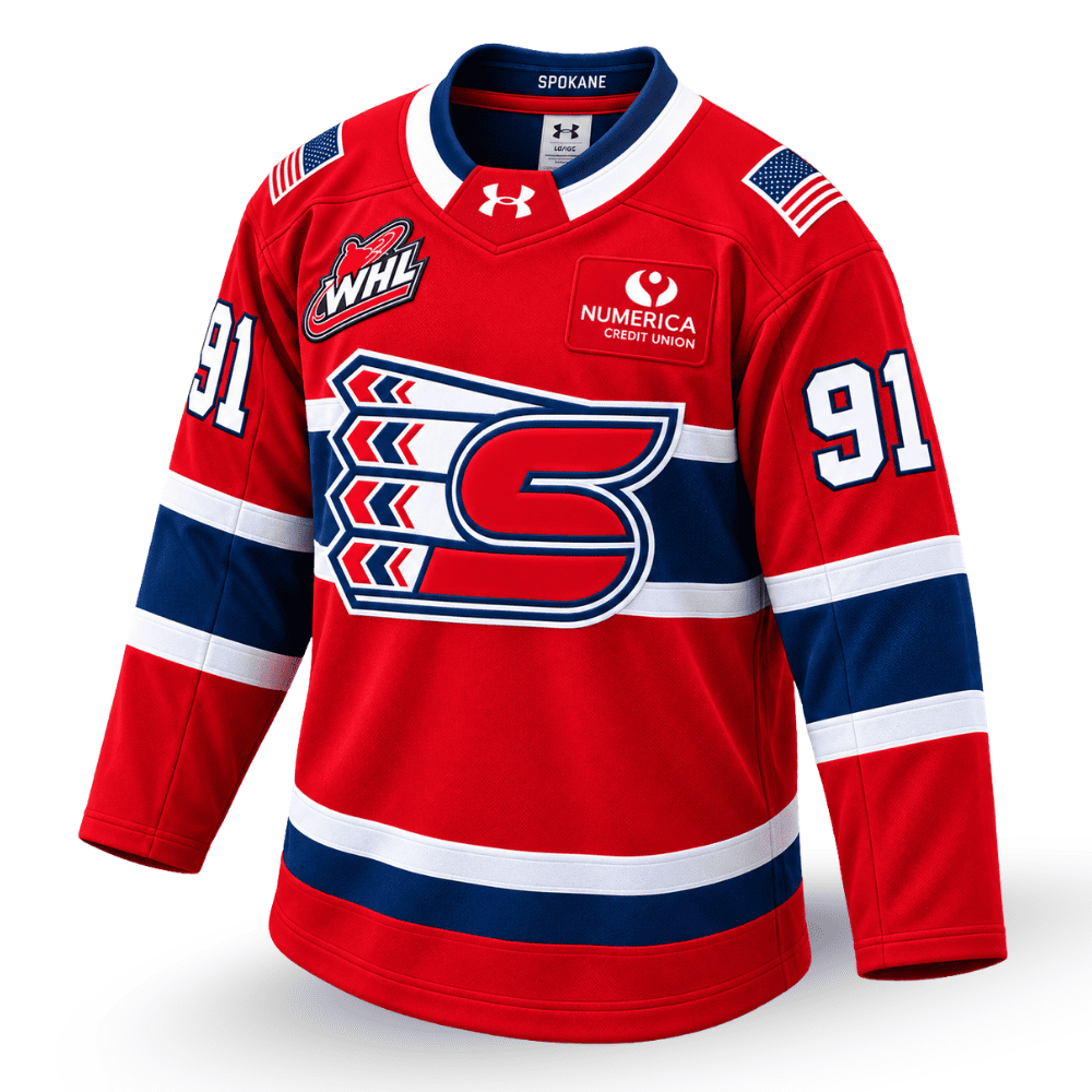 JERSEYS | SPOKANE CHIEFS RED UA® JERSEY