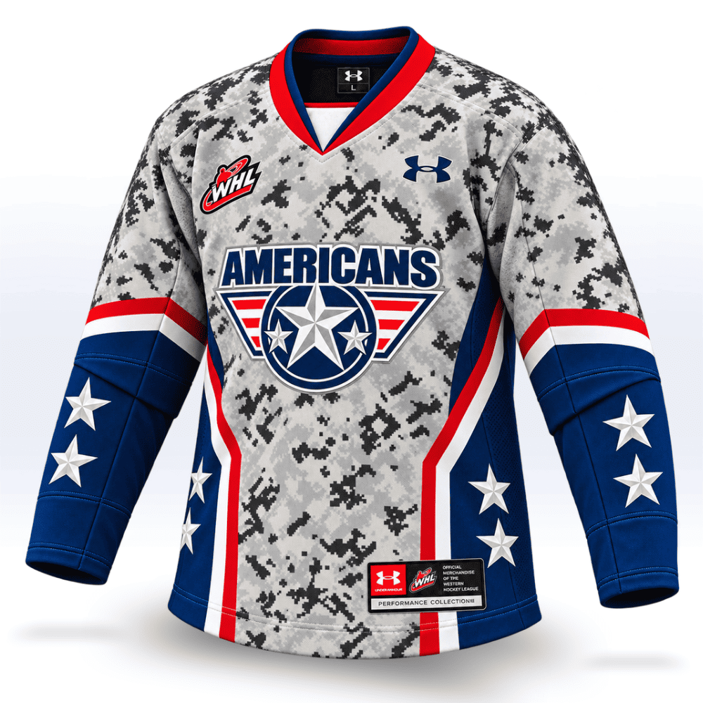 JERSEYS | TRI-CITY AMERICANS MILITARY UA® JERSEY