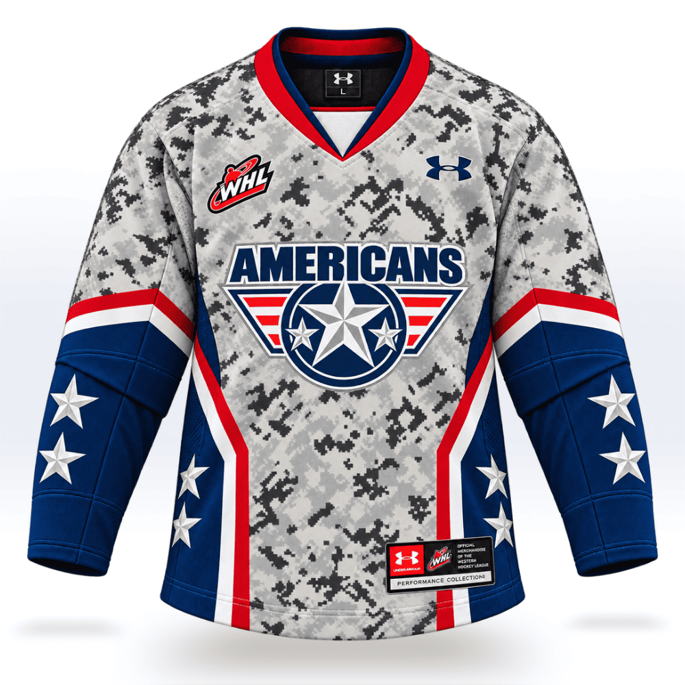 JERSEYS | TRI-CITY AMERICANS MILITARY UA® JERSEY