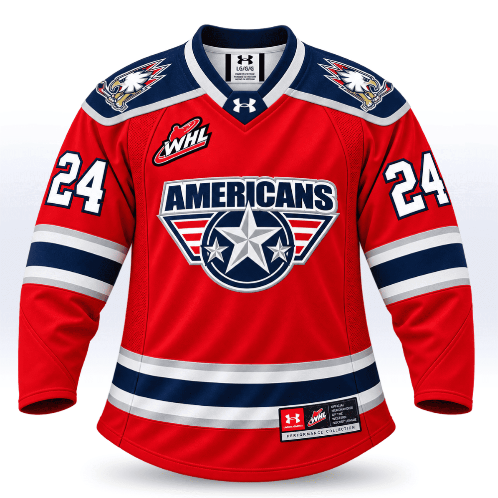 JERSEYS | TRI-CITY AMERICANS RED UA® JERSEY