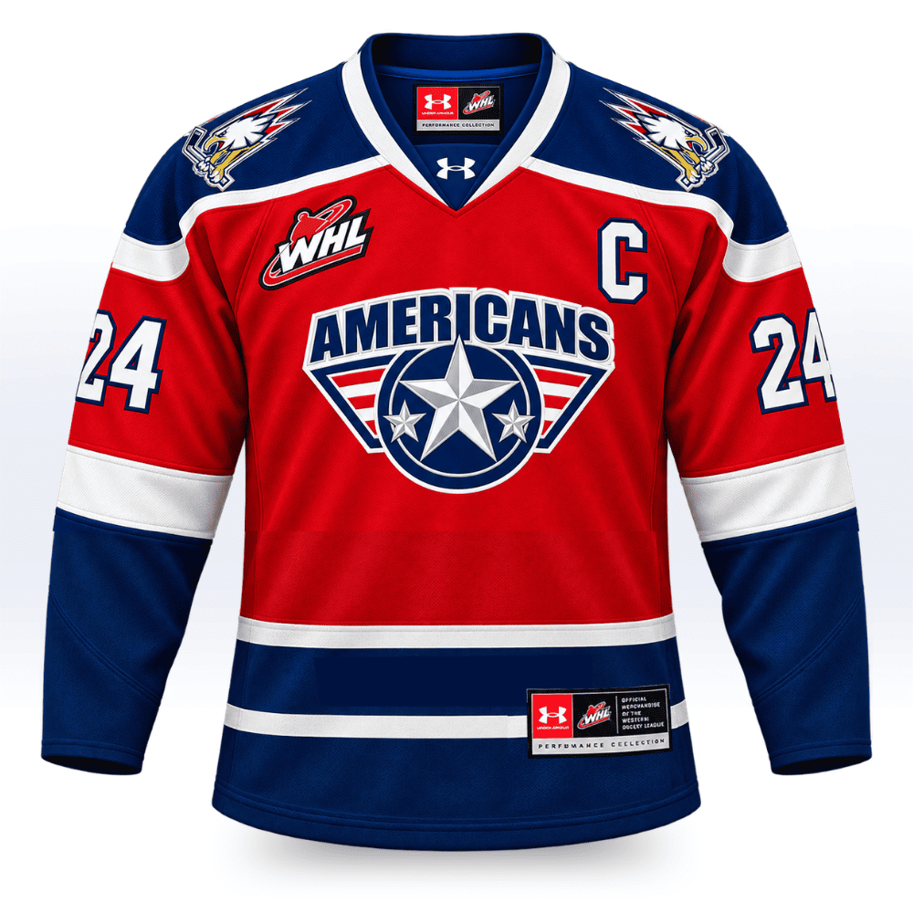 JERSEYS | TRI-CITY AMERICANS OLD RED UA JERSEY