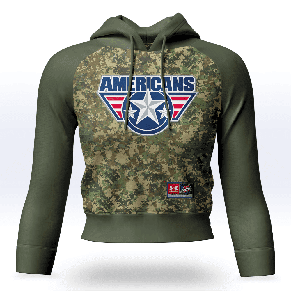 WOMENS | TRI-CITY AMERICANS CAMO HOODIE