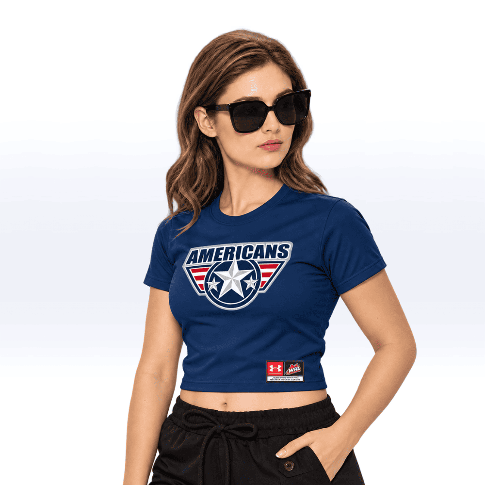 WOMENS | TRI-CITY AMERICANS HOMETOWN UA TEE