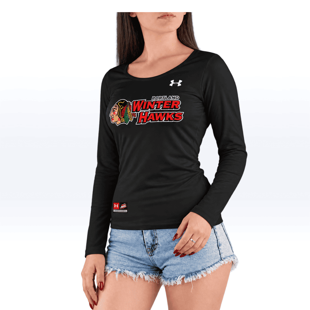 WOMENS | FITTED LS PORTLAND WINTERHAWKS TEE