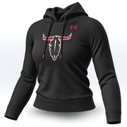 WOMENS | RED DEER REBELS BLACK UA® HOODIE