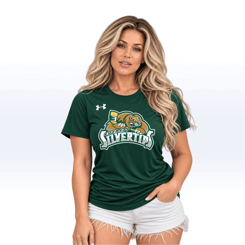 WOMENS | EVERETT SILVERTIPS UA HOME TEE