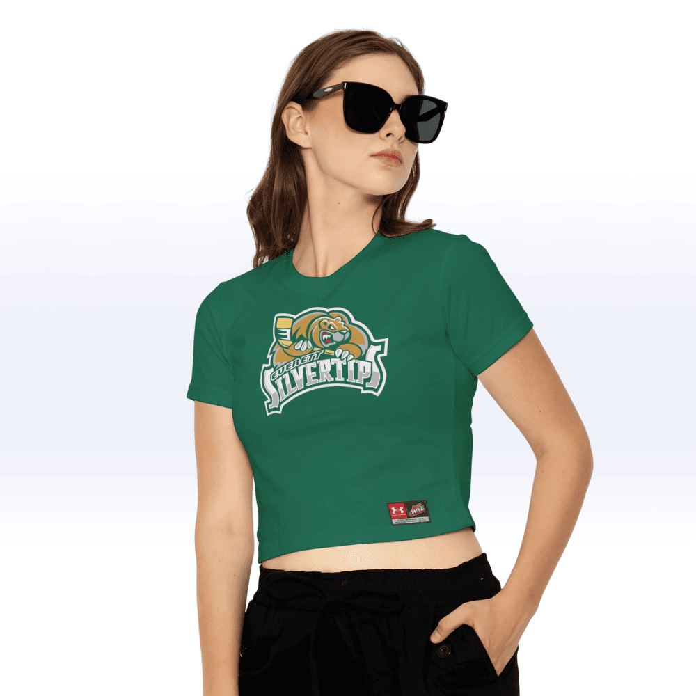 WOMENS | EVERETT SILVERTIPS UA GREEN TEE