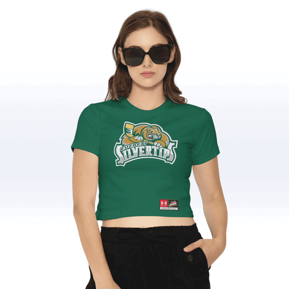 WOMENS | EVERETT SILVERTIPS UA GREEN TEE