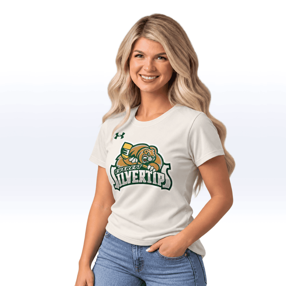 WOMENS | EVERETT SILVERTIPS SAND UA TEE