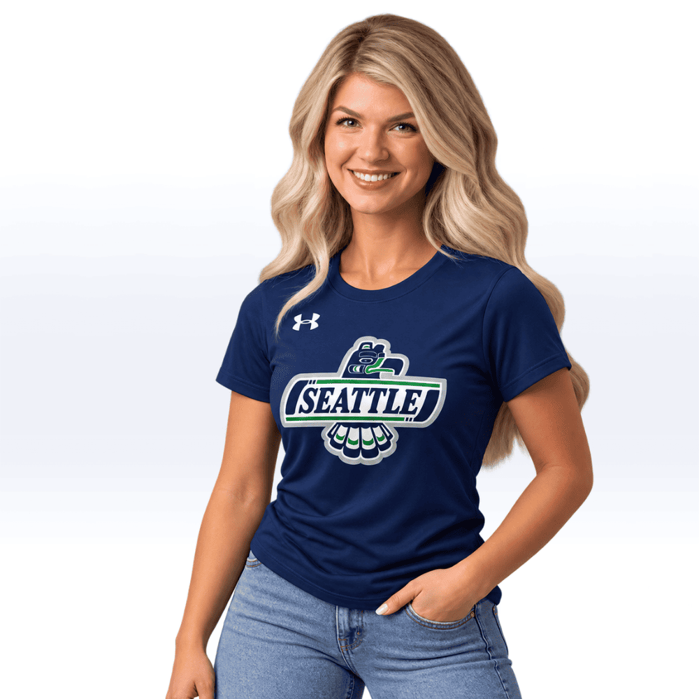 WOMENS | SEATTLE THUNDERBIRDS UA HOME TEE