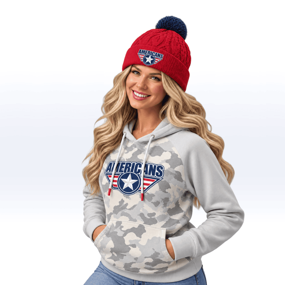 WOMENS | TRI-CITY AMERICANS CAMO+BEANIE BUNDLE